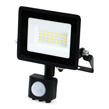 LED reflektor do zásuvky so senzorom pohybu a súmraku LED/20W/230V IP44