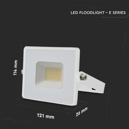 LED Reflektor LED/20W/230V 4000K IP65 biela
