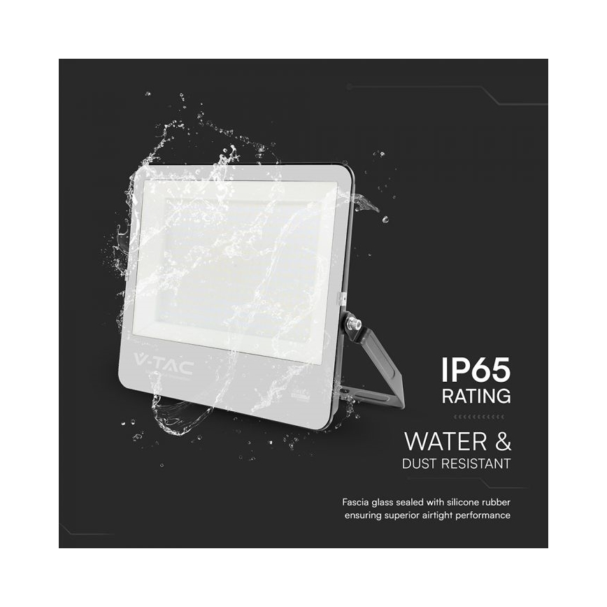 LED reflektor LED/300W/230V 4000K IP65 čierny