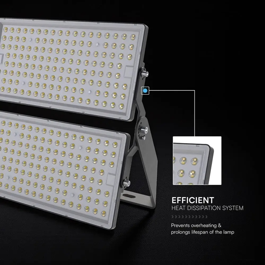 LED reflektor LED/500W/230V 6500K IP65 sivý