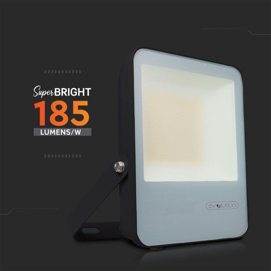 LED Reflektor LED/50W/230V 6400K IP65 čierna