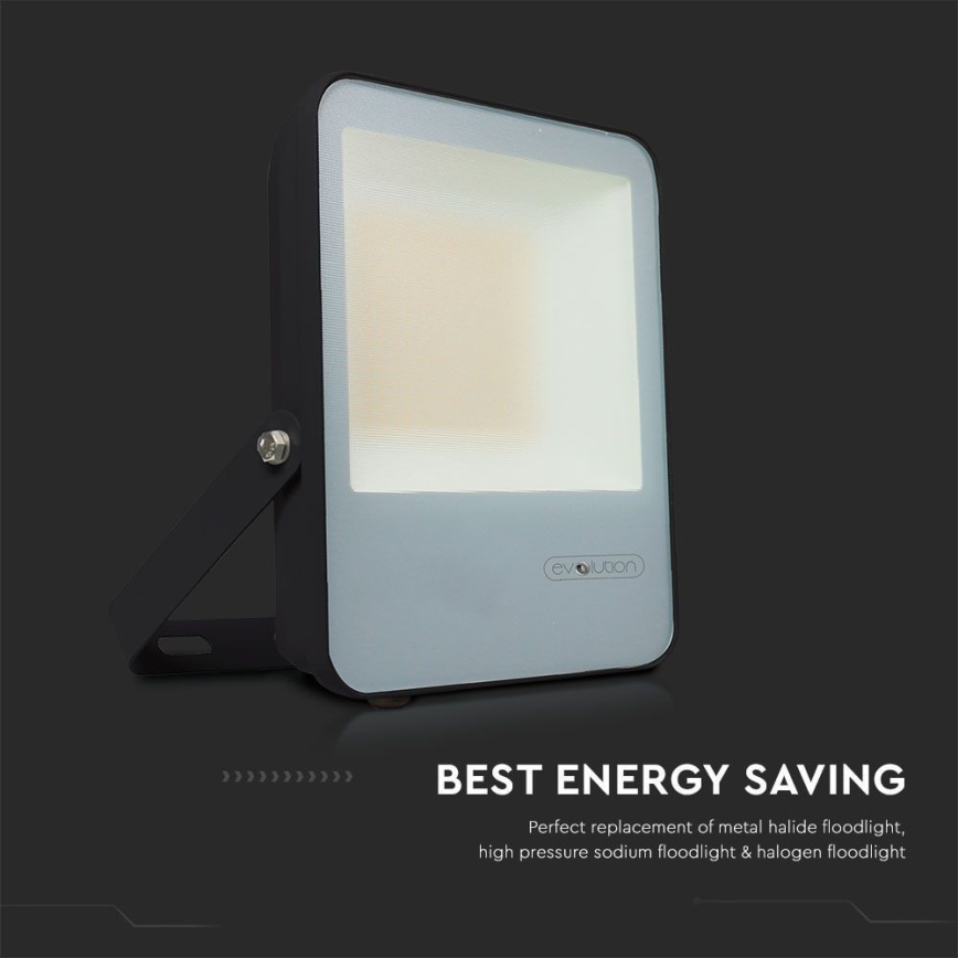 LED Reflektor LED/50W/230V 6400K IP65 čierna