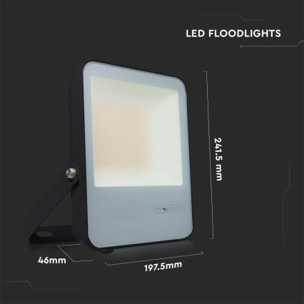 LED Reflektor LED/50W/230V 6400K IP65 čierna