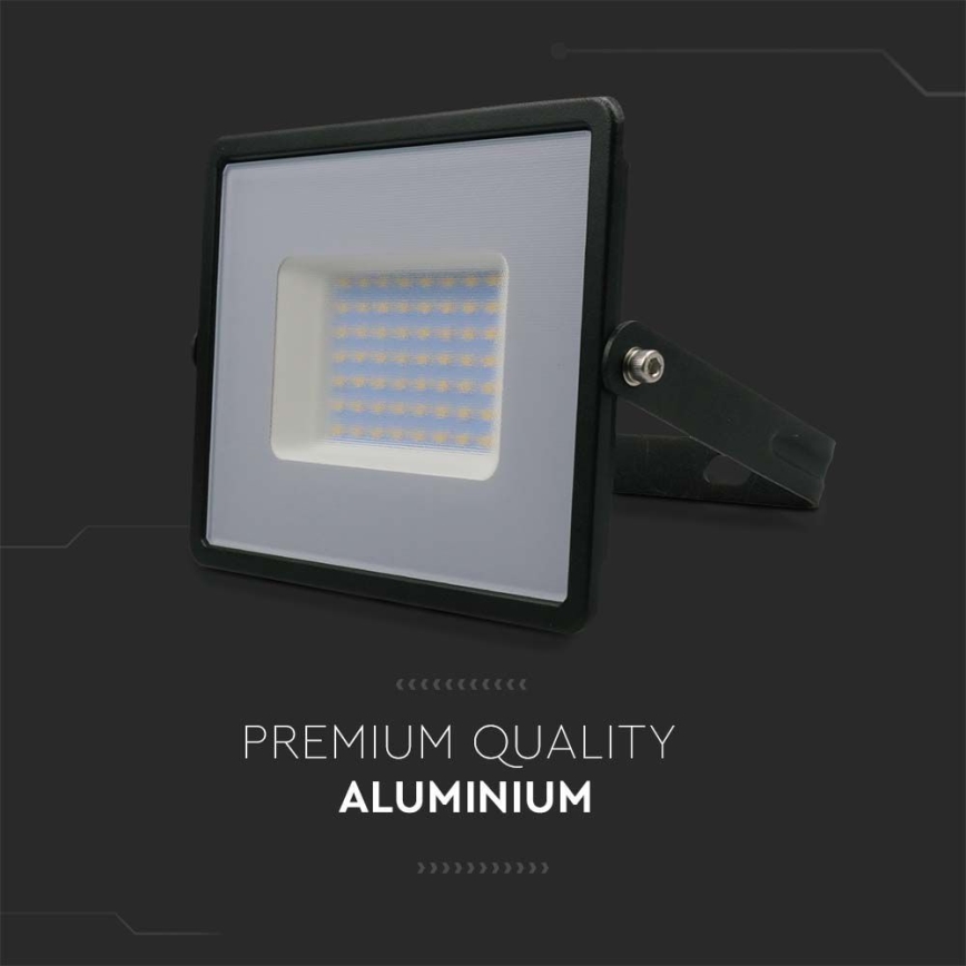 LED Reflektor LED/50W/230V 6500K IP65 čierna