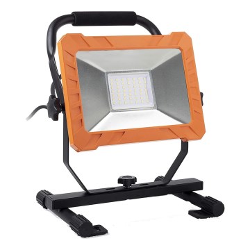 LED reflektor LED/50W/230V 6500K IP65 oranžová/čierna