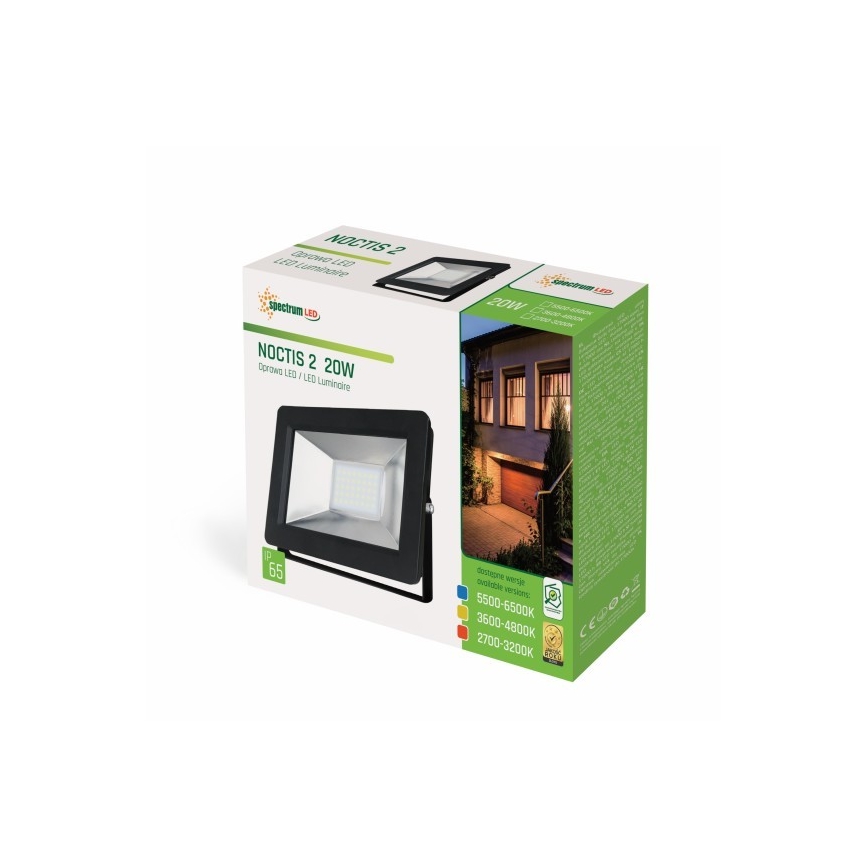 LED Reflektor NOCTIS 2 1xLED/20W/230V IP65