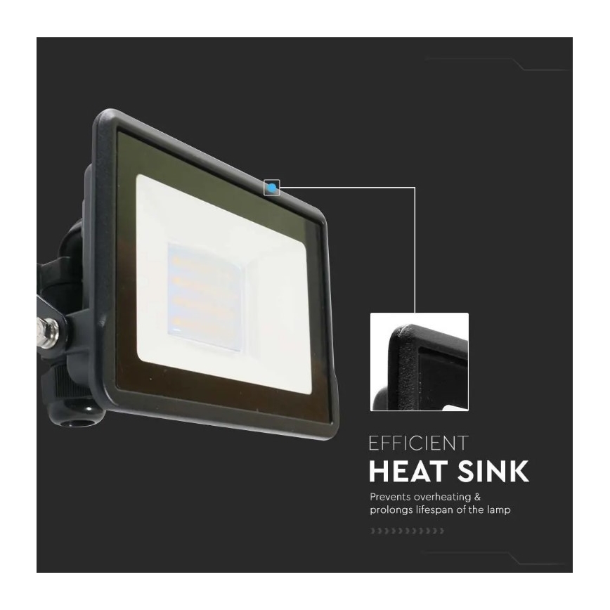 LED Reflektor s priamym napojením SAMSUNG CHIP LED/20W/230V IP65 6500K