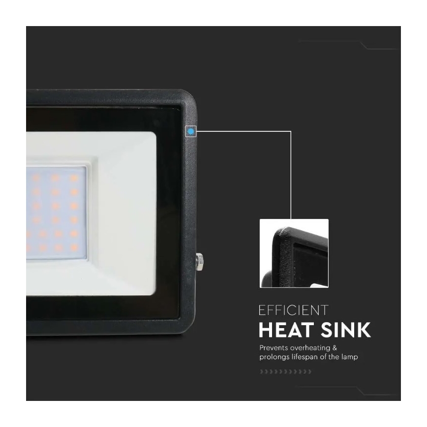 LED Reflektor s priamým napojením SAMSUNG CHIP LED/30W/230V IP65 4000K