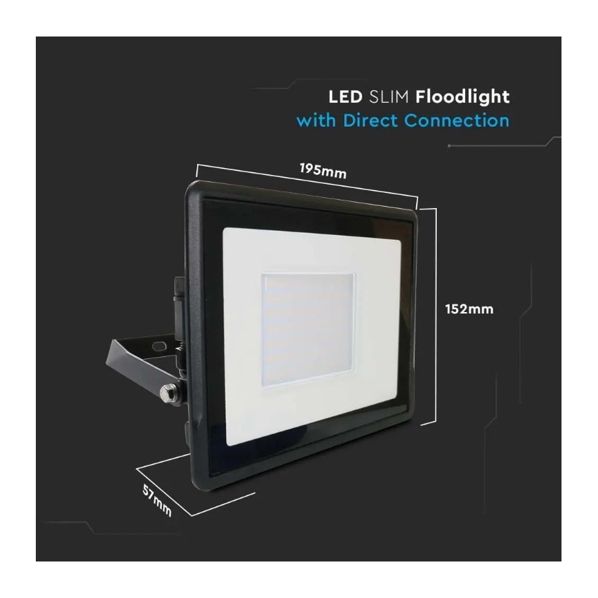 LED Reflektor s priamym napojením SAMSUNG CHIP LED/50W/230V IP65 6500K