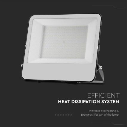 LED Reflektor SAMSUNG CHIP LED/200W/230V 6500K IP65 čierna