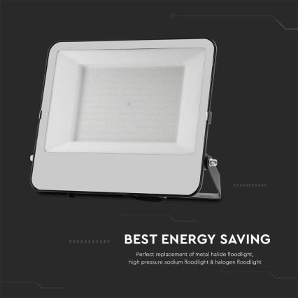 LED Reflektor SAMSUNG CHIP LED/200W/230V 6500K IP65 čierna