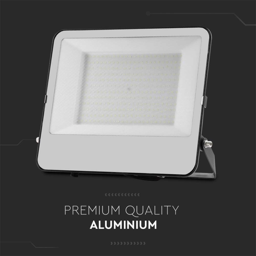LED Reflektor SAMSUNG CHIP LED/200W/230V 6500K IP65 čierna