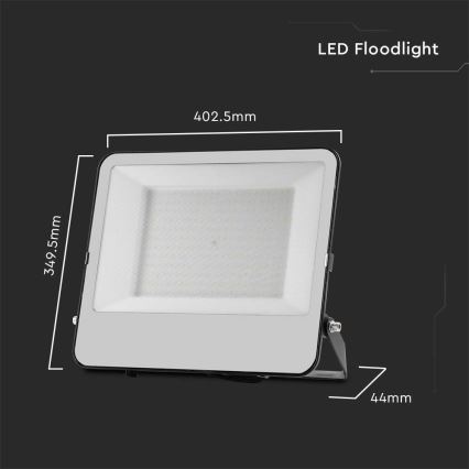 LED Reflektor SAMSUNG CHIP LED/200W/230V 6500K IP65 čierna