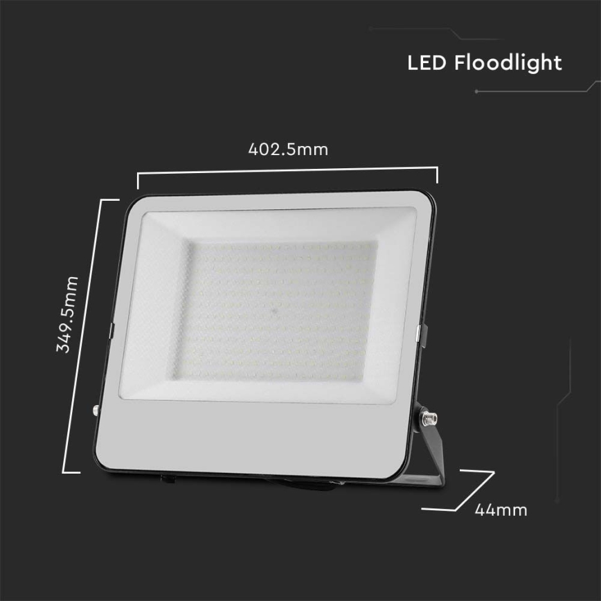 LED Reflektor SAMSUNG CHIP LED/200W/230V 6500K IP65 čierna