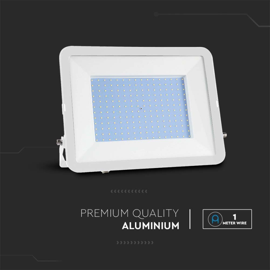 LED Reflektor SAMSUNG CHIP LED/300W/230V 6500K IP65 biela