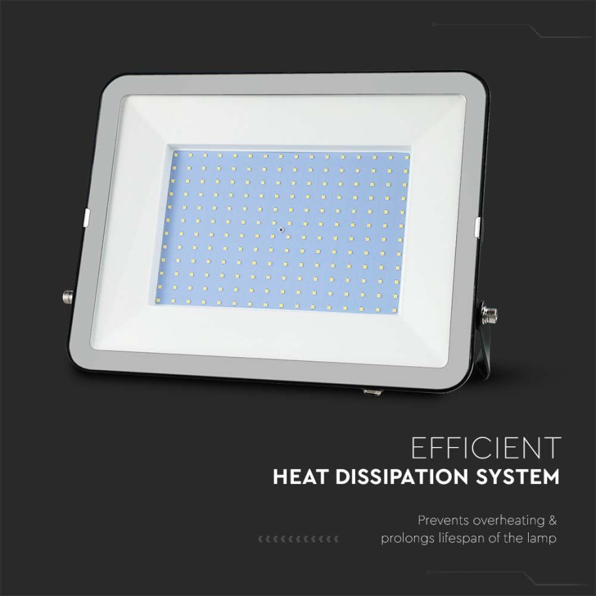 LED Reflektor SAMSUNG CHIP LED/300W/230V 6500K IP65 čierna