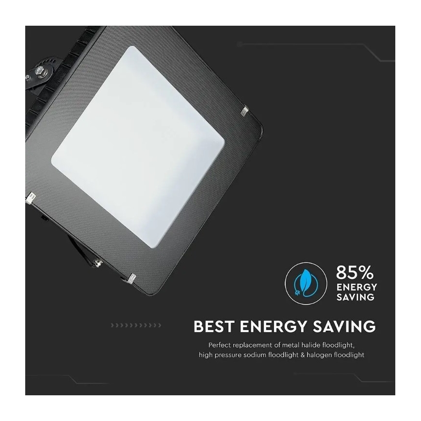 LED Reflektor SAMSUNG CHIP LED/400W/230V IP65 6400K čierna