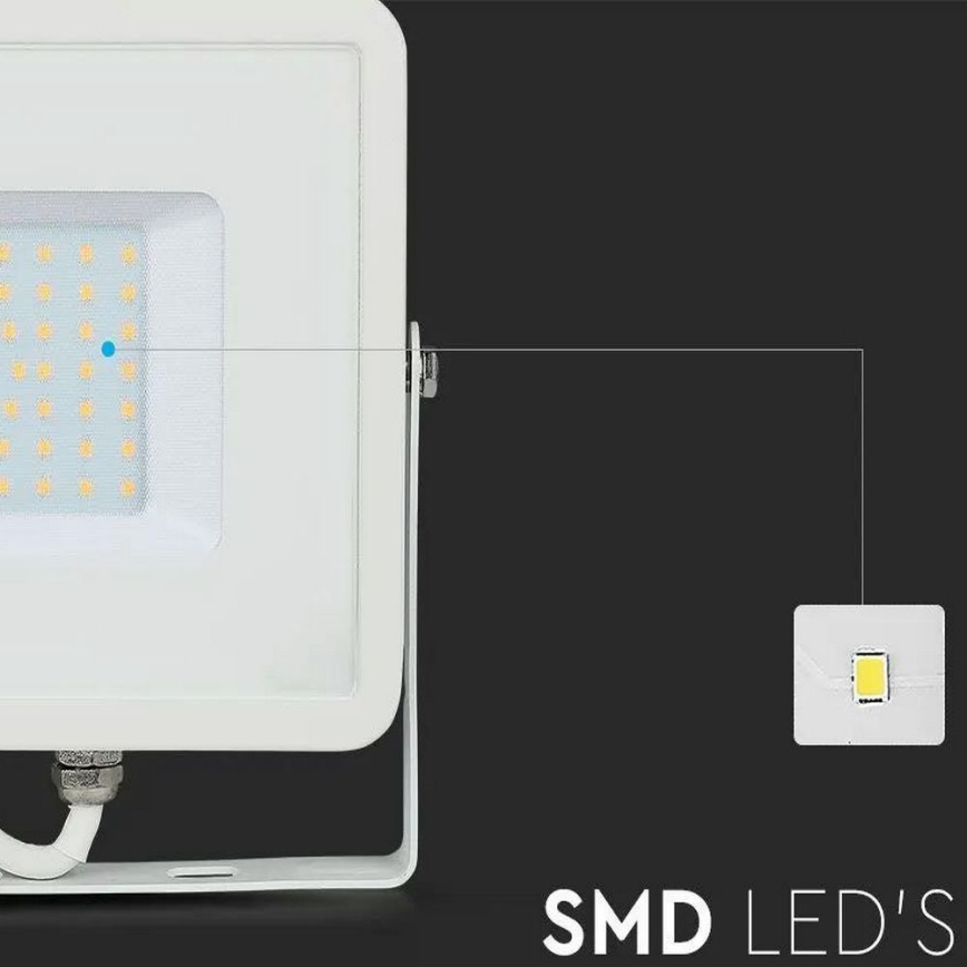 LED Reflektor SAMSUNG CHIP LED/50W/230V 6500K IP65 biela