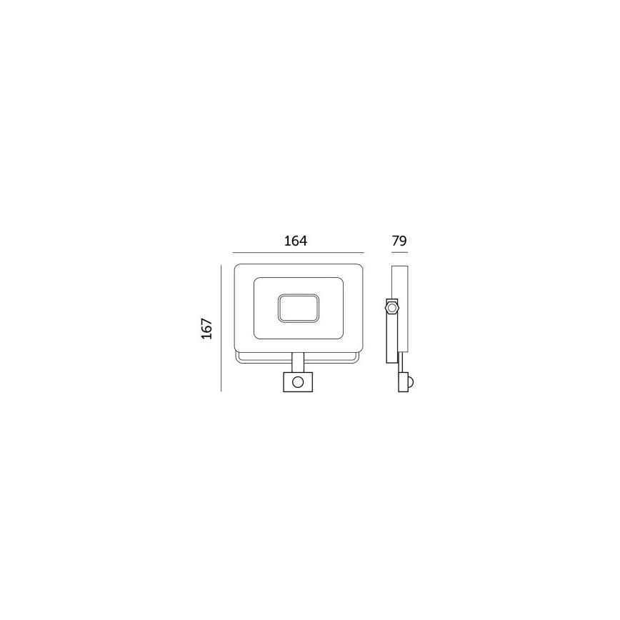 LED Reflektor so senzorom LED/30W/230V 6500K IP44