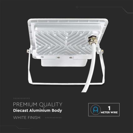 LED Reflektor so senzorom LED/50W/230V 4000K IP65 biela