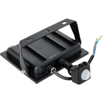 LED Reflektor so senzorom LED/50W/230V 6500K IP44 čierna