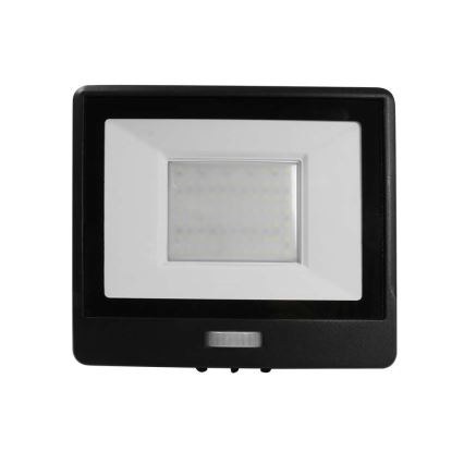 LED Reflektor so senzorom LED/50W/230V 6500K IP65 čierna