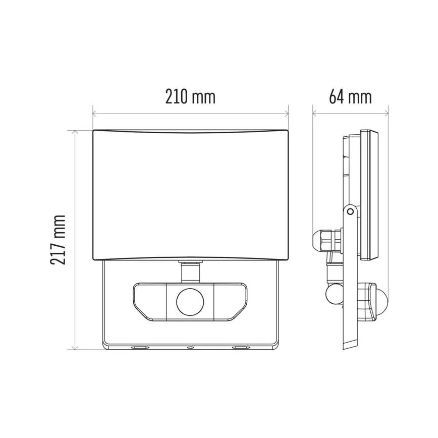 LED Reflektor so senzorom LED/51W/230V IP54