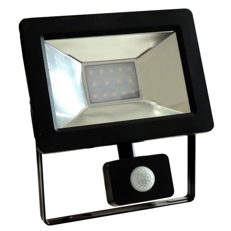 LED Reflektor so senzorom NOCTIS 2 SMD LED/10W/230V IP44 650lm čierna
