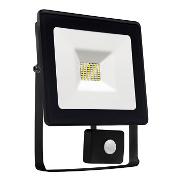 LED Reflektor so senzorom NOCTIS LUX SMD LED/10W/230V IP44 900lm čierna LED Reflektor so senzorom NOCTIS LUX SMD LED/10W/230V IP44 900lm čierna
