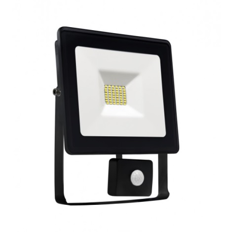 LED Reflektor so senzorom NOCTIS LUX SMD LED/20W/230V IP44 1700lm čierna