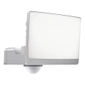 LED Reflektor so senzorom pohybu a súmraku DAVOS LED/30W/230V IP54 biely