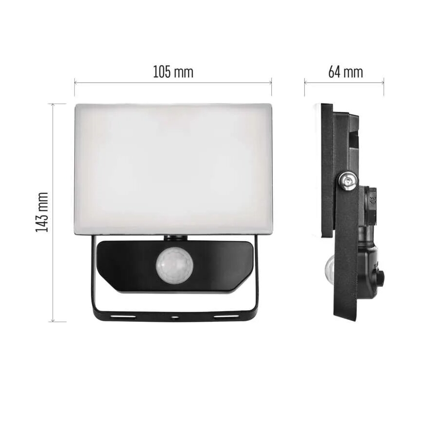 LED Reflektor so senzorom TAMBO LED/10W/230V 4000K IP54