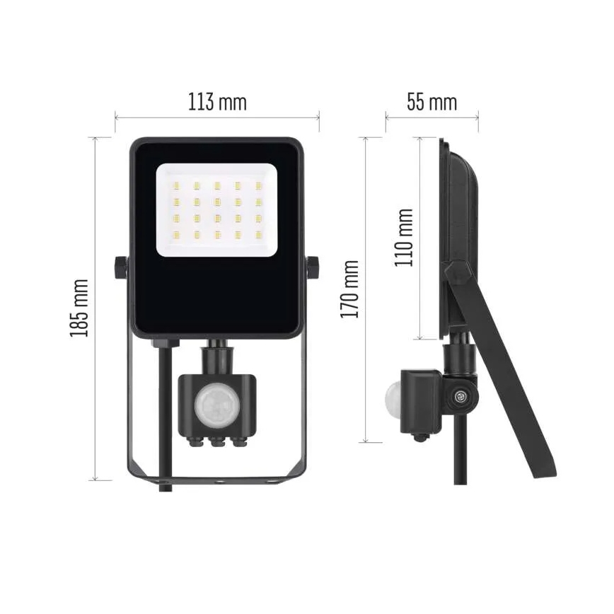 LED Reflektor so senzorom VISIO LED/10W/230V 4000K IP65