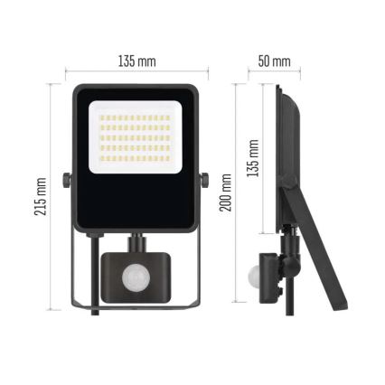 LED Reflektor so senzorom VISIO LED/30W/230V 4000K IP65
