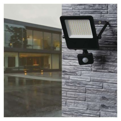 LED Reflektor so senzorom VISIO LED/50W/230V 4000K IP65