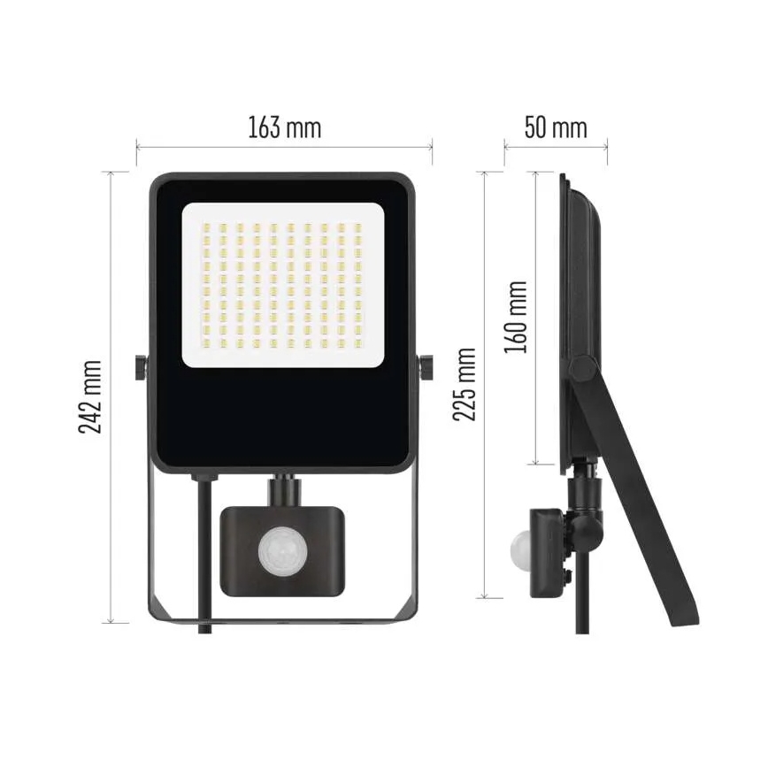 LED Reflektor so senzorom VISIO LED/50W/230V 4000K IP65
