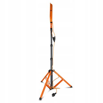 LED reflektor so stojanom 2xLED/100W/230V 4500K IP65 oranžový