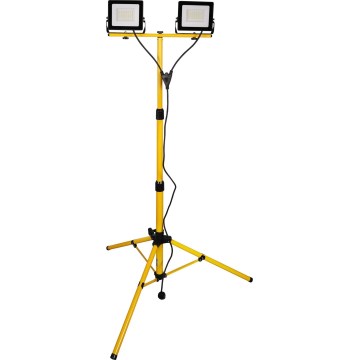 LED reflektor so stojanom 2xLED/30W/230V 6500K IP65 žltý