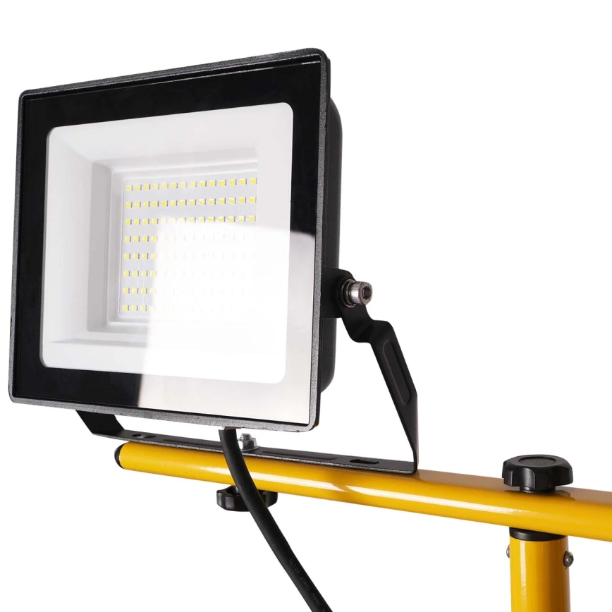LED reflektor so stojanom 2xLED/50W/230V 6500K IP65 žltý