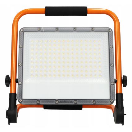 LED reflektor so stojanom LED/100W/230V 4500K IP65 oranžový