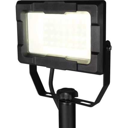 LED reflektor so stojanom LED/20W/230V 5000K IP65 čierny