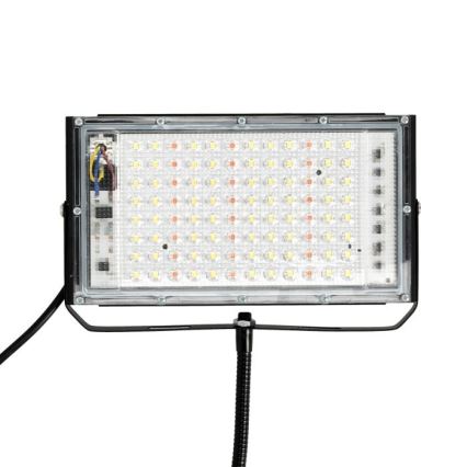 LED Reflektor so stojanom na pestovanie rastlín FIRON LED/45W/230V IP54 čierna