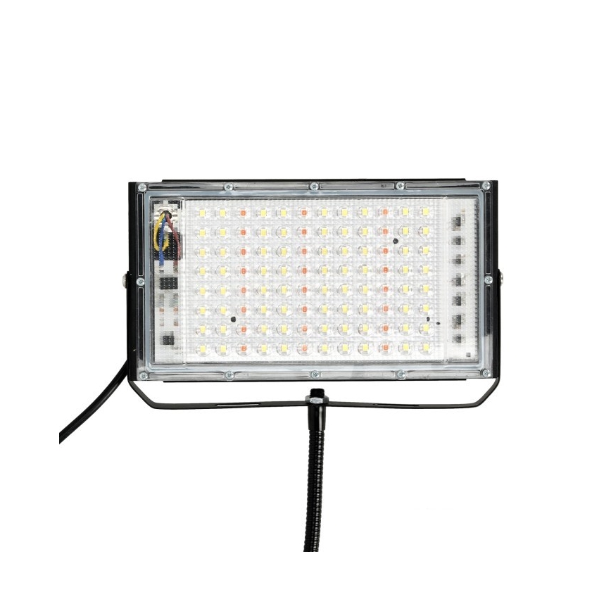 LED Reflektor so stojanom na pestovanie rastlín FIRON LED/45W/230V IP54 čierna