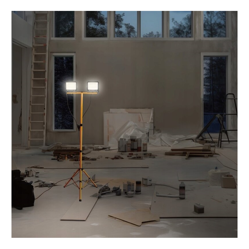 LED Reflektor so stojanom NOCTIS 2xLED/50W/230V 4000K IP65
