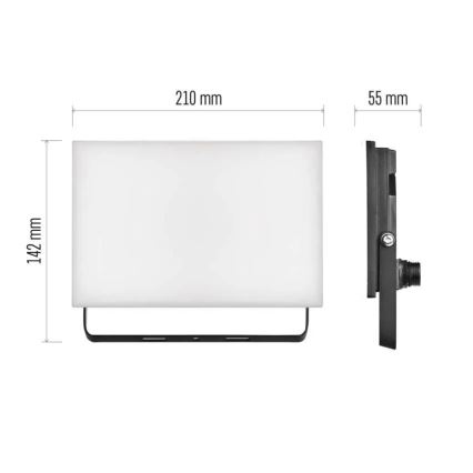 LED Reflektor TAMBO LED/50W/230V 4000K IP65