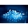 LED reťaz 10xLED/2xAA 2,5m modrá