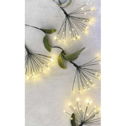 LED  reťaz 150xLED/5,35m teplá biela