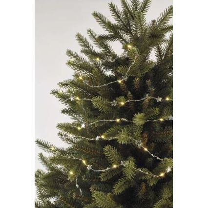 LED reťaz 20xLED/2xAA 2,2 m teplá biela