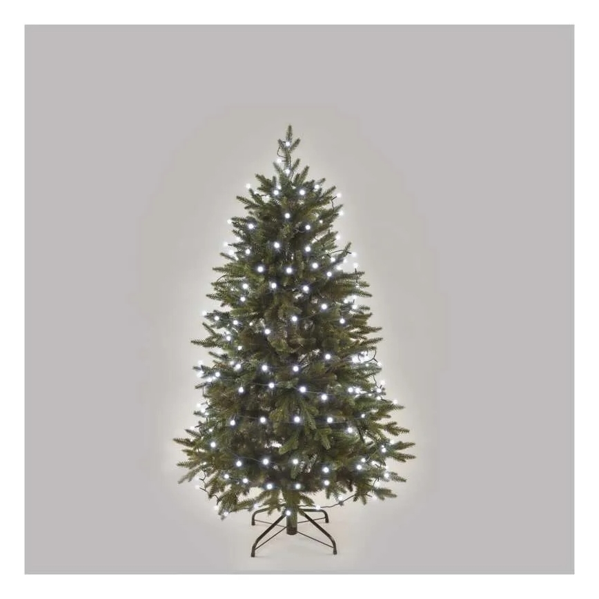 LED reťaz 300xLED/8 funkcií, 35 m, studená biela