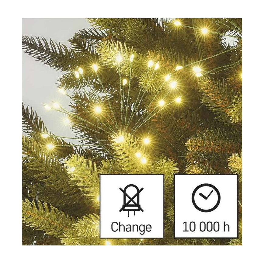 LED reťaz 450xLED/11m teplá biela